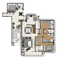 Planta Ap. Duplex - Planta 1