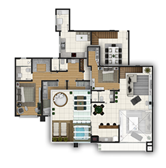 Planta Ap. Duplex - Planta 2